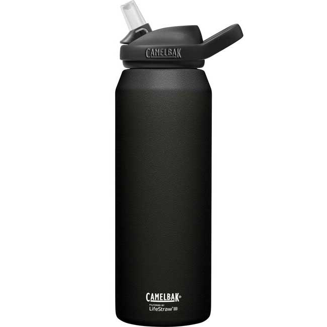 Load image into Gallery viewer, CamelBak eddy+ 32oz Stainless Steel Vacuum Insulated Filtered Bottle by LifeStraw Bottle
