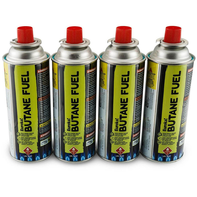 Eureka Butane Fuel 8oz - 4 pack