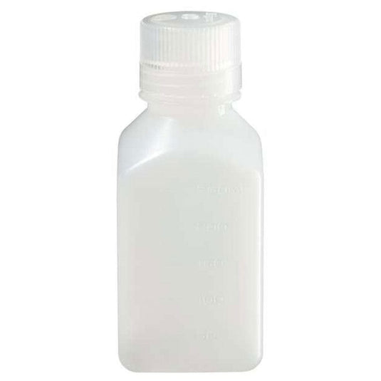 Nalgene HDPE Narrow Mouth Square Bottle