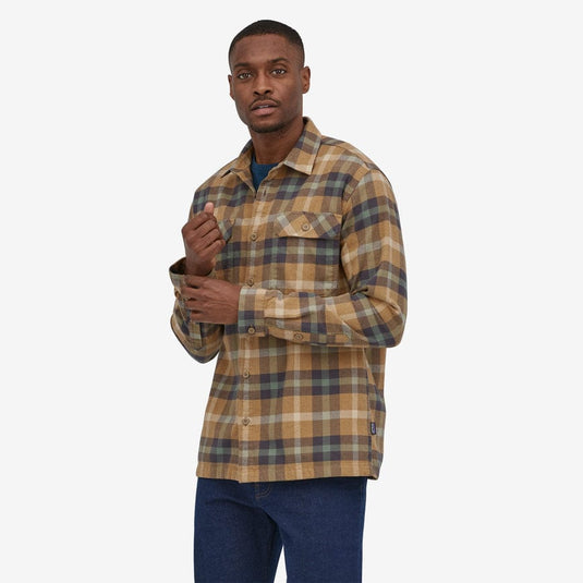 Patagonia Men's Long Sleeve Organic Cotton Midweight Fjord Flannel Shirt