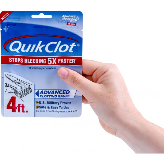 QuikClot Gauze 3" x 4'