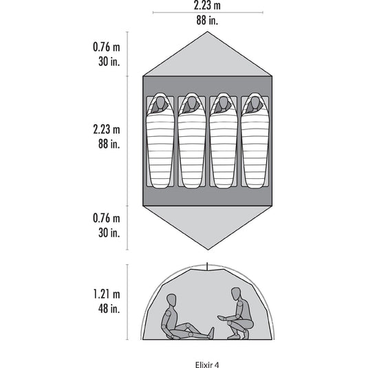 MSR Elixir 4 Backpacking Tent