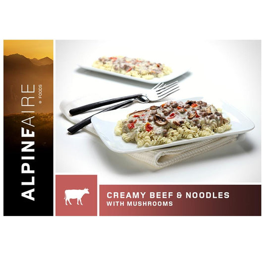 AlpineAire Creamy Beef & Noodles with Mushrooms