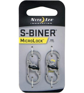 Nite Ize S-Biner Steel MicroLock 2 Pack