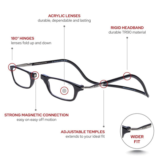 Clic Readers Long Glasses