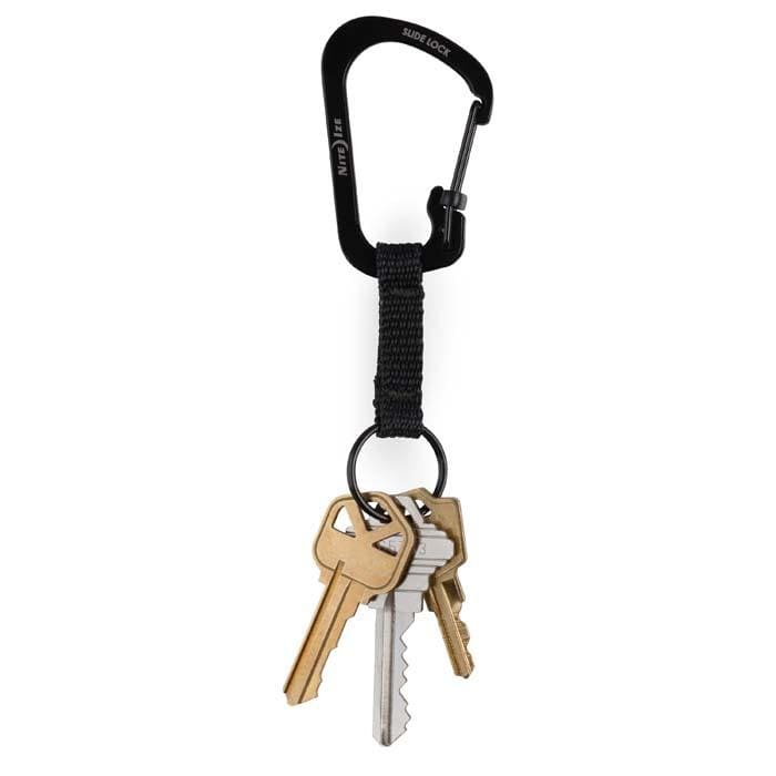 Load image into Gallery viewer, Nite Ize SlideLock Key Ring Stainless Steel
