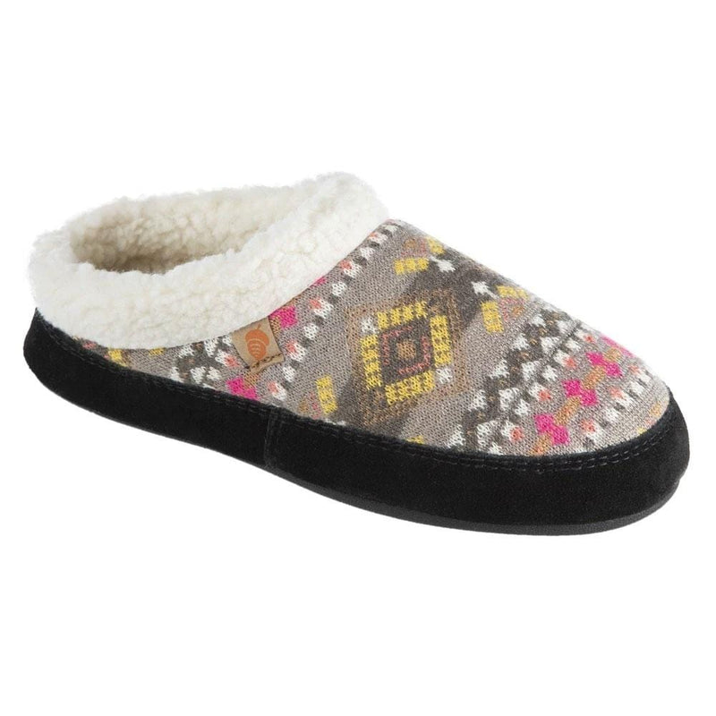 Load image into Gallery viewer, Acorn Fairisle Hoodback Scuff Slipper - Women&#39;s
