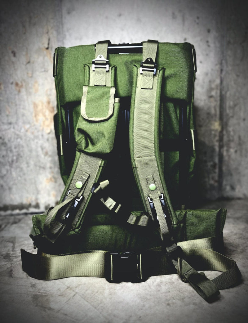 Load image into Gallery viewer, Medium ALICE Pack Military Rucksack with Frame - OD Green by ATACLETE
