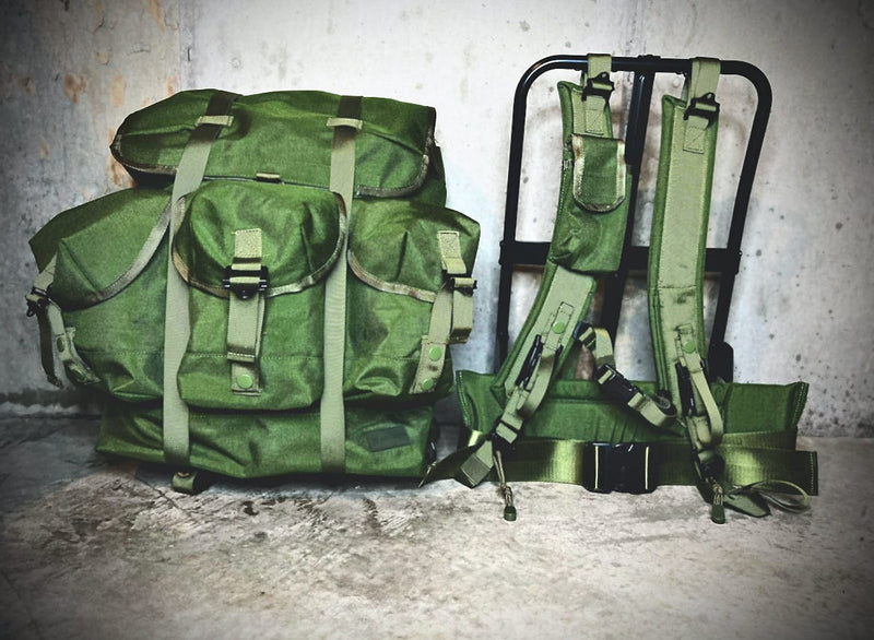 Load image into Gallery viewer, Medium ALICE Pack Military Rucksack with Frame - OD Green by ATACLETE
