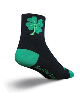 SockGuy Lucky Black 3IN Cycling Sock