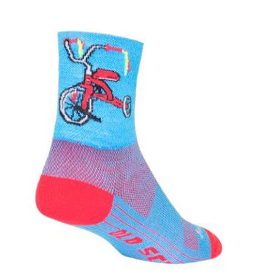 SockGuy Trike 4 in. Cycling Socks