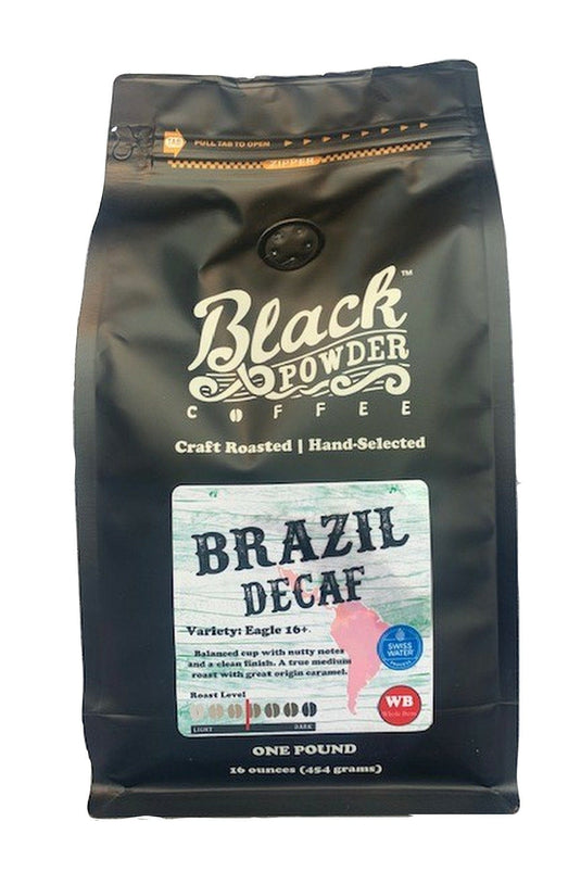 Brazil SWP Decaffeinated Coffee | Light Roast by Black Powder Coffee