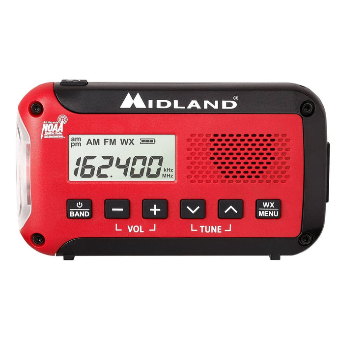 Midland ER10VP E+READY Compact Emergency Alert AM/FM Weather Radio