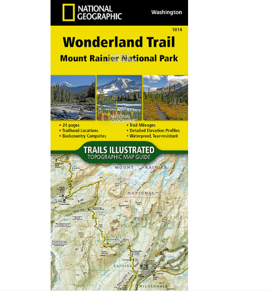 National Geographic Trails Illustrated Wonderland Trail Map