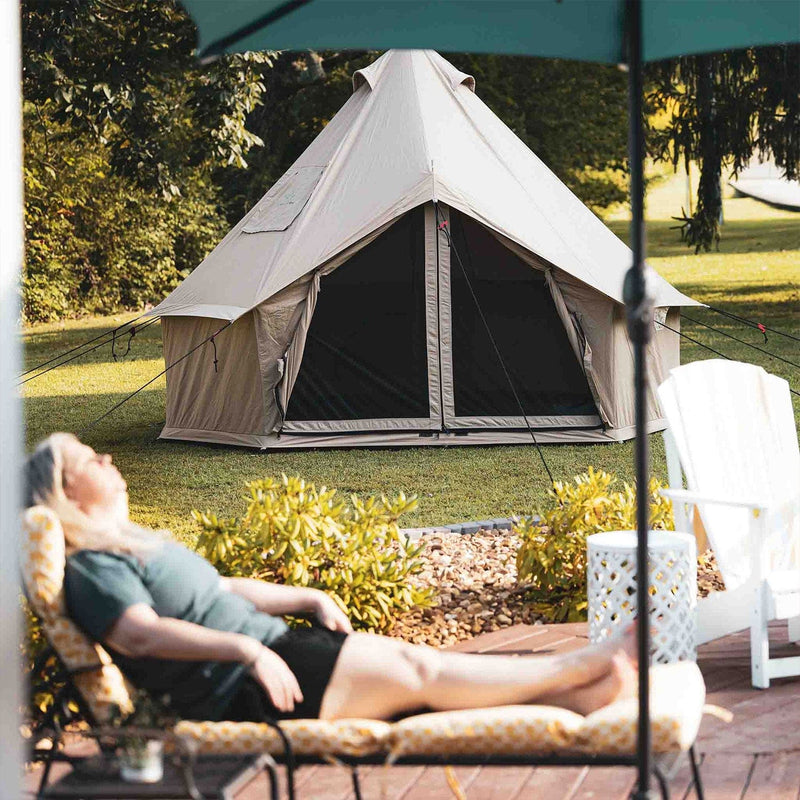 Load image into Gallery viewer, White Duck Regatta 10&#39; Bell Water Repellant Tents
