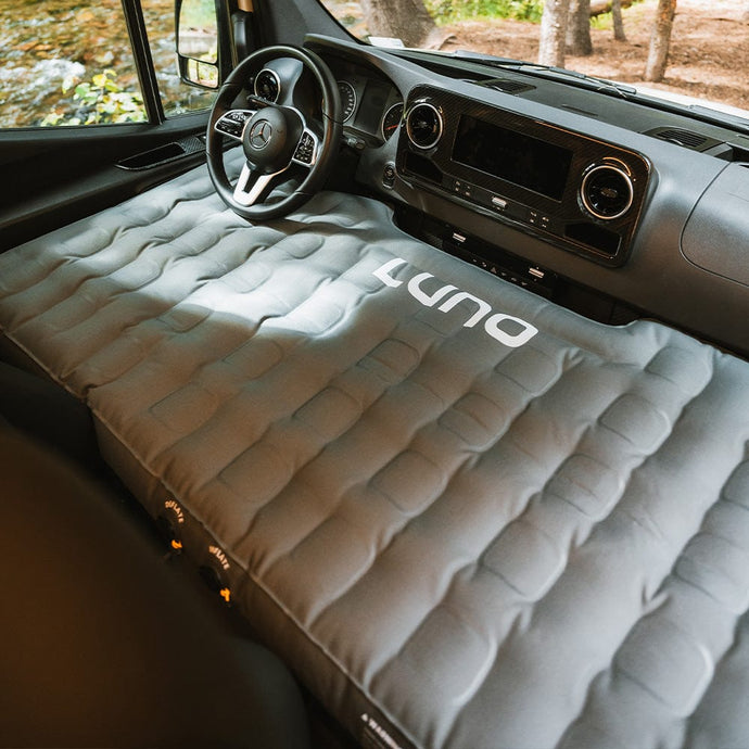 Front Cab Air Mattress — Camper Vans by Luno®