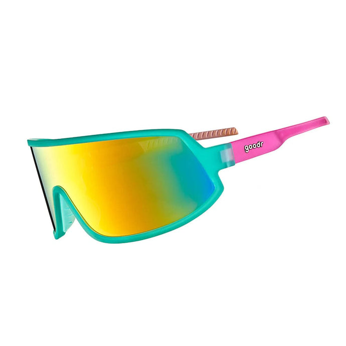 goodr Wrap G Sunglasses - Save A Bull, Ride A Rodeo Clown