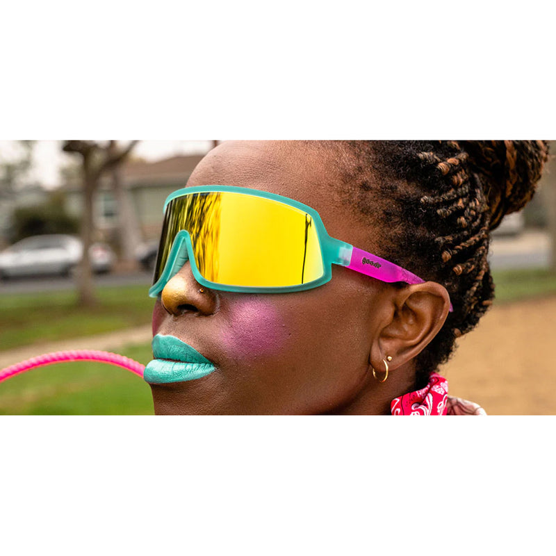 Load image into Gallery viewer, goodr Wrap G Sunglasses - Save A Bull, Ride A Rodeo Clown
