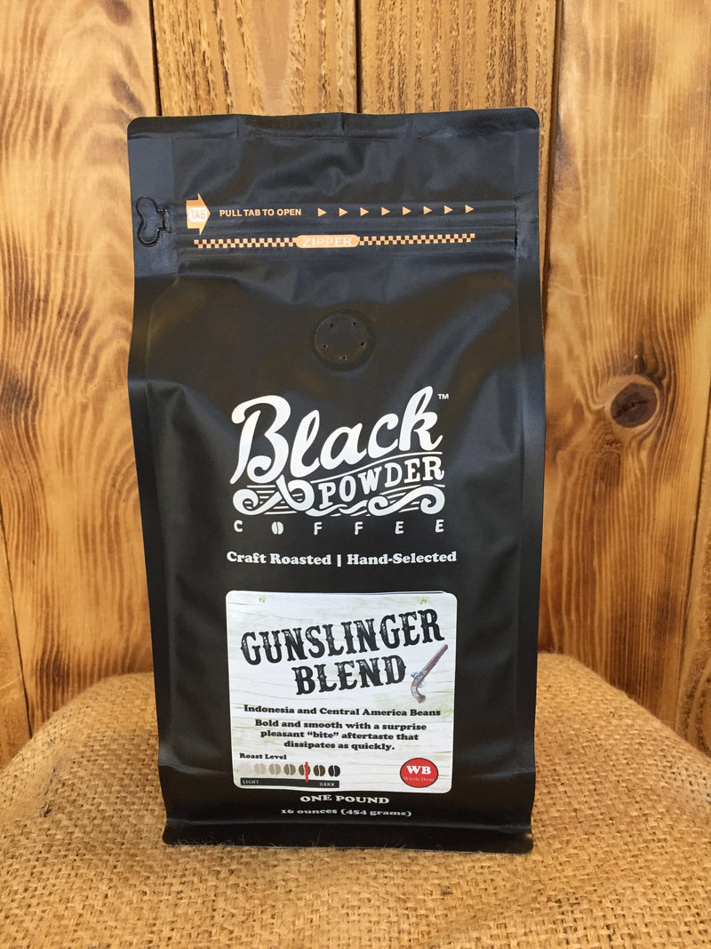 Load image into Gallery viewer, Gunslinger Coffee Blend | Medium Roast by Black Powder Coffee
