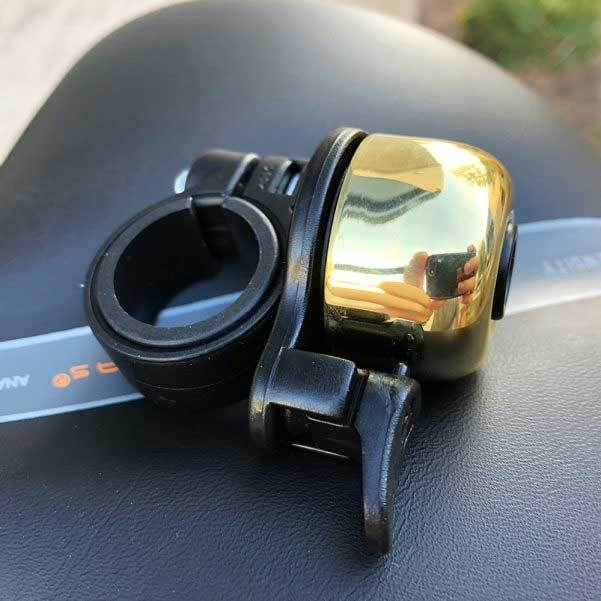 Load image into Gallery viewer, Serfas Single Strike Brass Handlebar Cycling Bell
