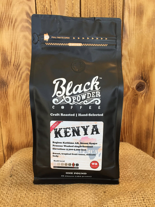 Kenya Lenana AB Craft Roasted Coffee | Medium Dark Roast by Black Powder Coffee