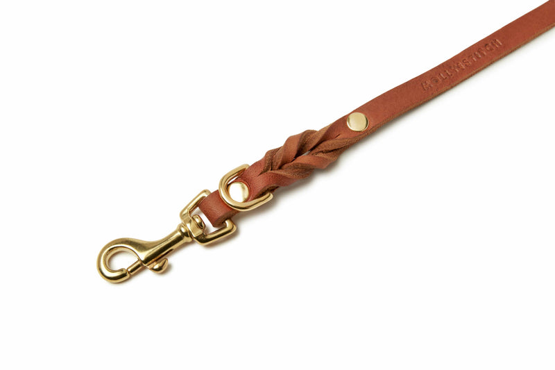 Load image into Gallery viewer, Butter Leather City Dog Leash - Sahara Cognac by Molly And Stitch US
