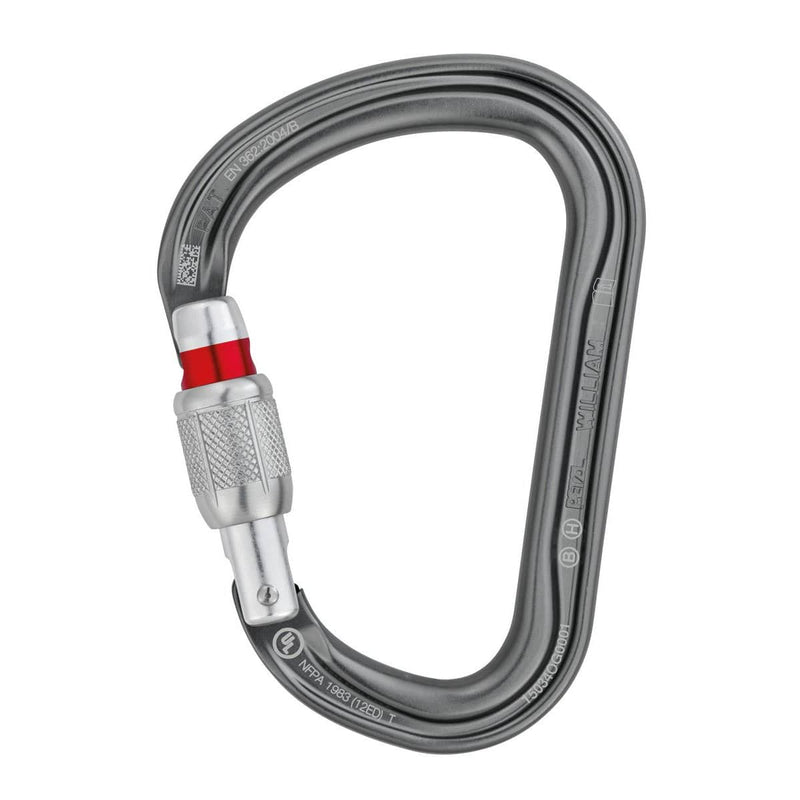 Load image into Gallery viewer, Petzl William Screw-Lock Carabiner
