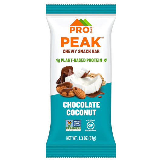 ProBar Peak Chocolate Coconut Chewy Plant Based Protein Snack Bar