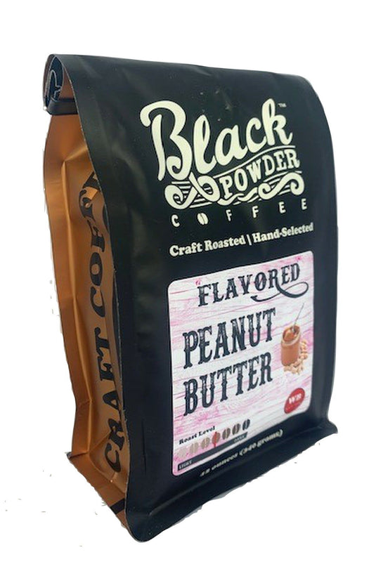 Peanut Butter Flavored Coffee by Black Powder Coffee