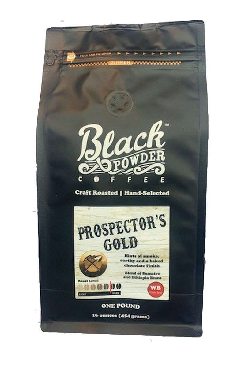 Load image into Gallery viewer, Prospector&#39;s Gold Blend Coffee by Black Powder Coffee
