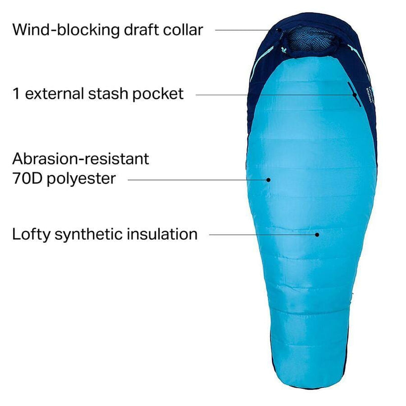 Load image into Gallery viewer, Marmot Trestles Synthetic 15 Degree Sleeping Bag - Women&#39;s
