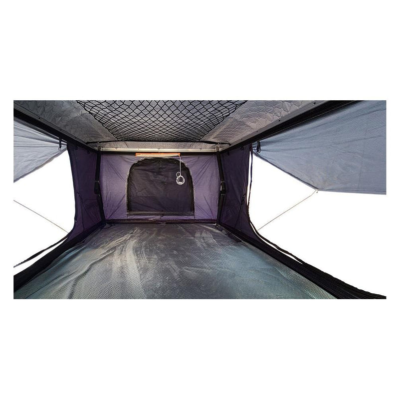 Load image into Gallery viewer, Roofnest Sparrow Adventure with Bars Rooftop Hardshell Car Tent
