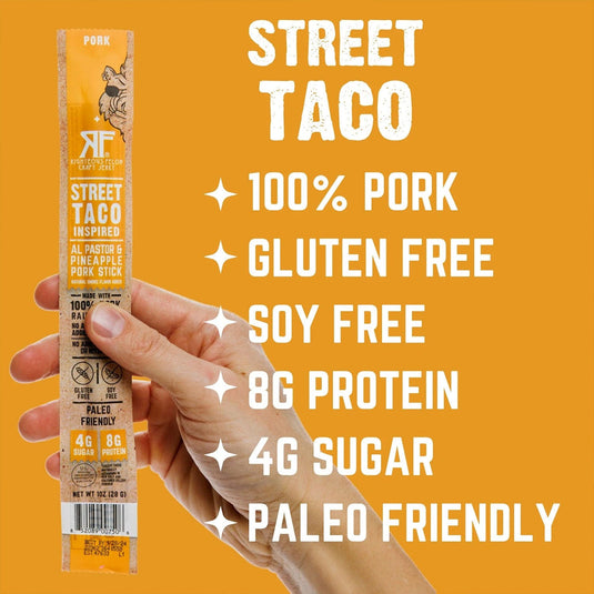 Righteous Felon Craft Jerky Street Taco Pork Stick