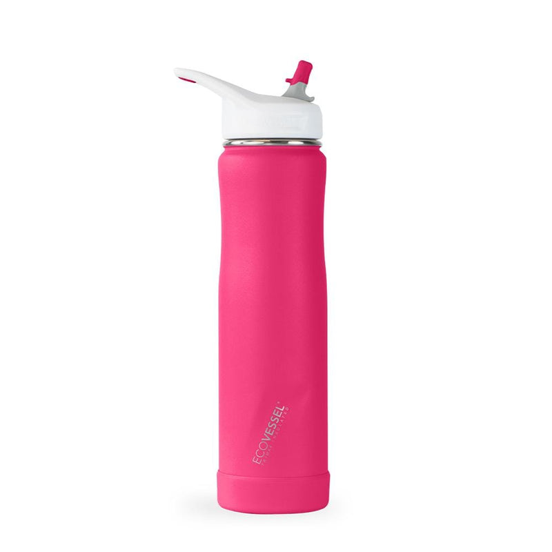 Load image into Gallery viewer, THE SUMMIT - Stainless Steel Insulated Straw Water Bottle - 24oz by EcoVessel
