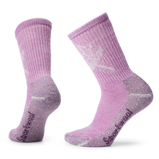 SmartWool Women's Classic Hike Light Cushion Leaf Pattern Crew Socks