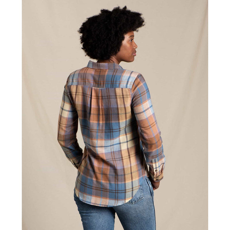 Load image into Gallery viewer, Toad&amp;Co Women&#39;s Re-Form Flannel Long Sleeve Shirt
