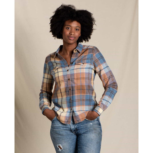 Toad&Co Women's Re-Form Flannel Long Sleeve Shirt