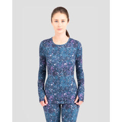 Terramar Cloud Nine Scoopneck Print Shirt - Women's