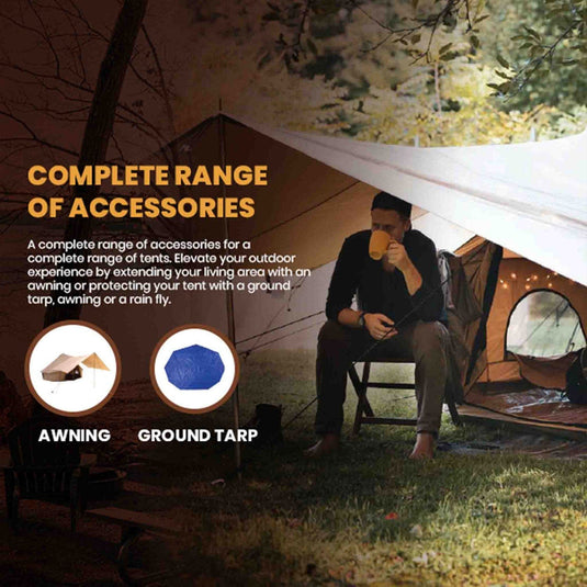 White Duck Avalon Bell Fire Wall Repellent Tent 13'