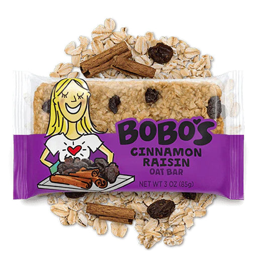 Bobos Oat Bars Cinnamon Raisin