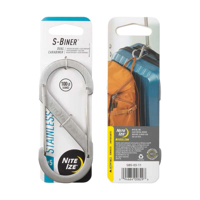 Load image into Gallery viewer, Nite Ize S-Biner Stainless Steel Dual Carabiner #5
