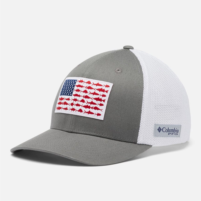 Load image into Gallery viewer, Columbia PFG Fish Flag Mesh Ball Cap - High
