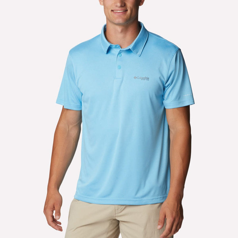 Load image into Gallery viewer, Columbia Men&#39;s Terminal Tackle Heather Polo
