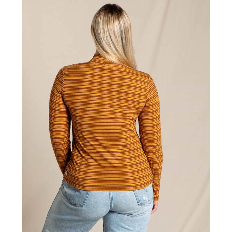 Load image into Gallery viewer, Toad&amp;Co Women&#39;s Piru Mockneck Long Sleeve Tee
