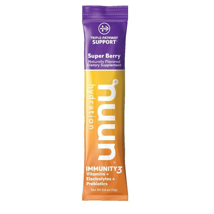 Nuun IMMUNITY 3X Super Berry Single Powder Packets