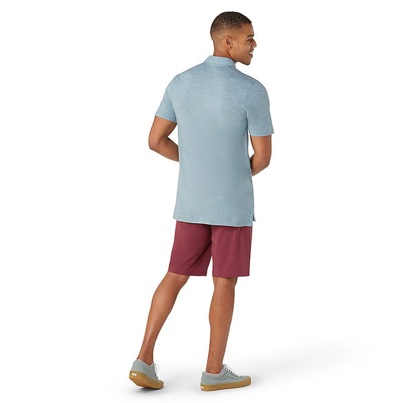 Load image into Gallery viewer, Smartwool Men&#39;s Merino Hemp Blend Short Sleeve Polo Shirt
