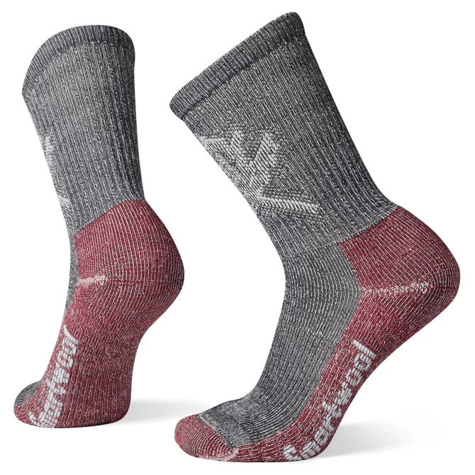 SmartWool Women's Classic Hike Light Cushion Leaf Pattern Crew Socks