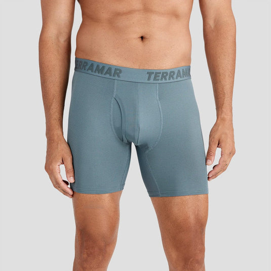 Terramar Men's Ventilator 3 Pack Boxer Brief