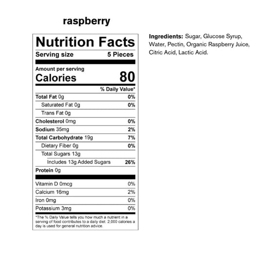 Skratch Labs Raspberry Energy Chews Sport Fuel