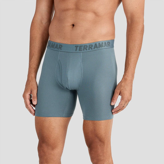 Terramar Men's Ventilator 3 Pack Boxer Brief